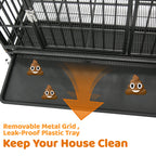 Heavy-Duty Stackable Dog Crate – 37 Inch