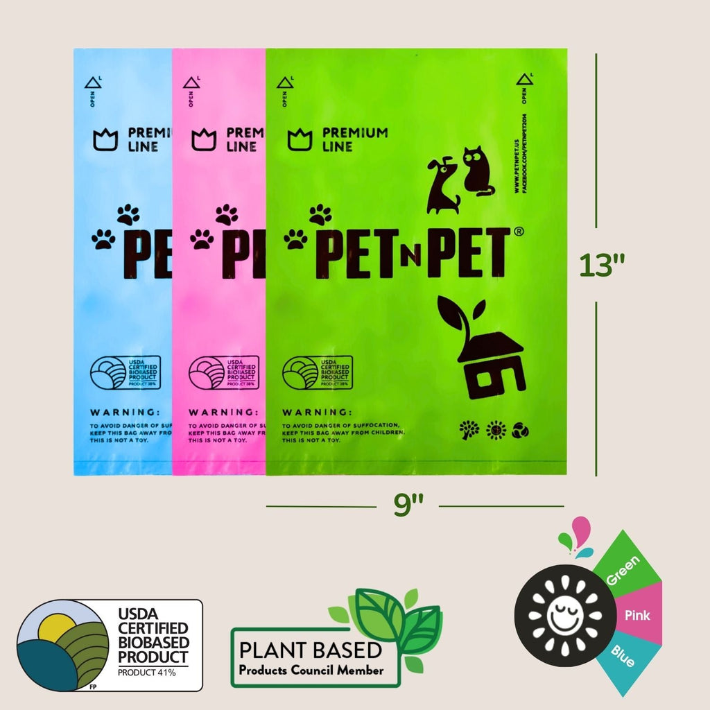 Lavender-Scented Colorful Poop Bags