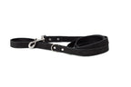 Modern Leather Dog Leash – Midnight Black