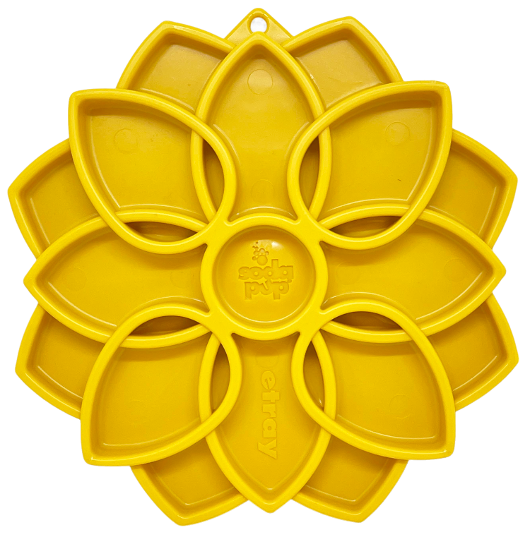 Mandala eTray – Shallow Slow Feeder Dog Bowl | USA Made