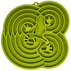 Water Frog eTray - Shallow Slow Feeder Dog Bowl for Enrichment | USA Made