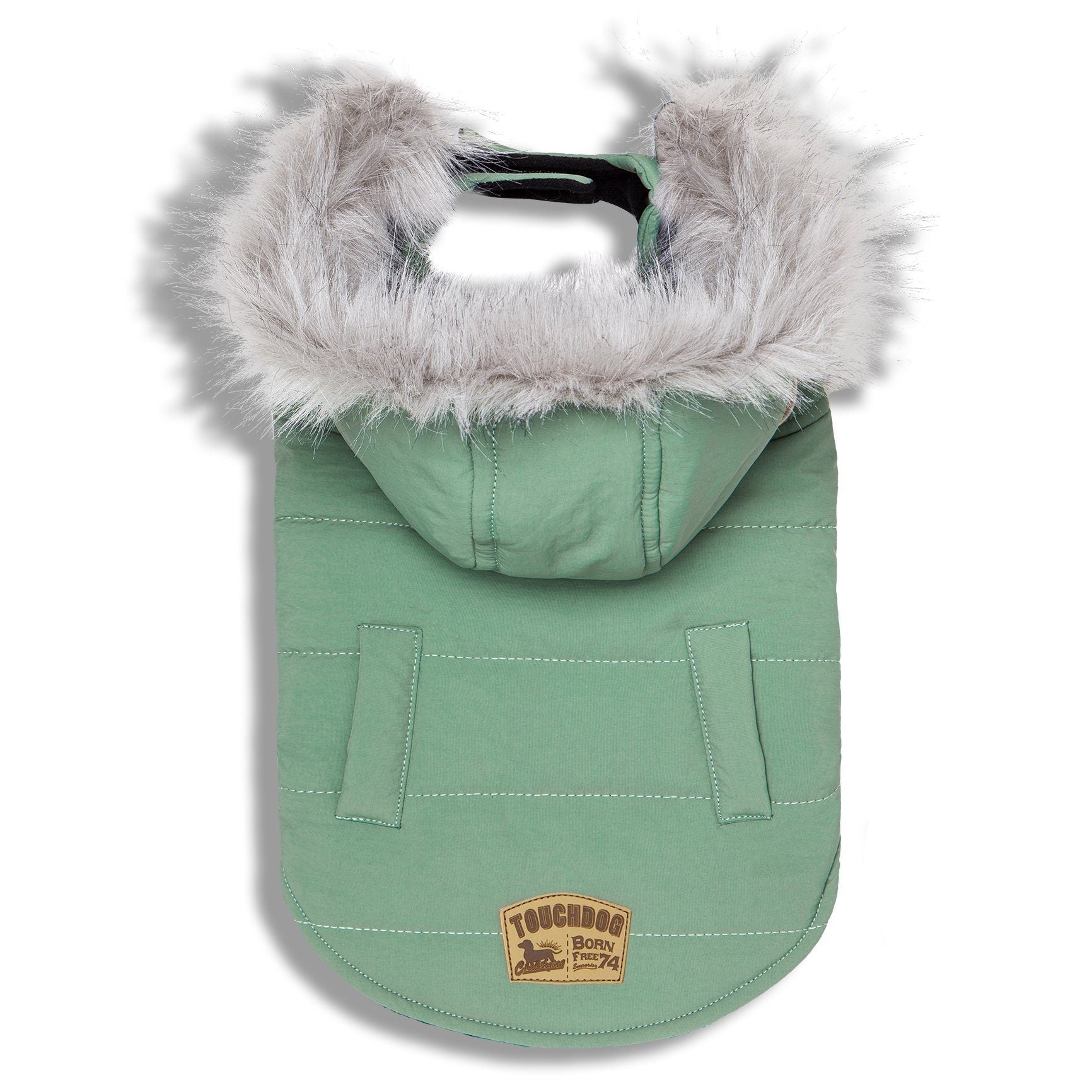 Touchdog Eskimo-Swag Duck-Down Insulated Winter Dog Coat