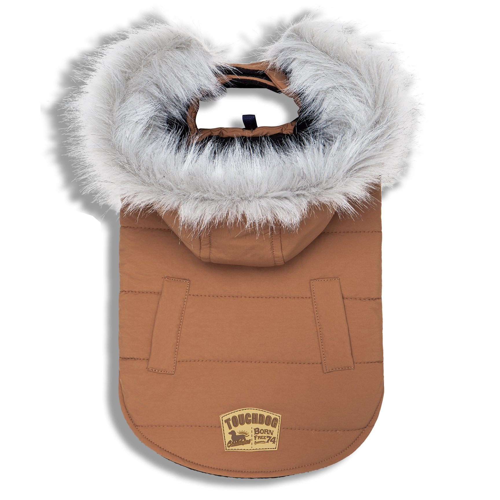 Touchdog Eskimo-Swag Duck-Down Insulated Winter Dog Coat