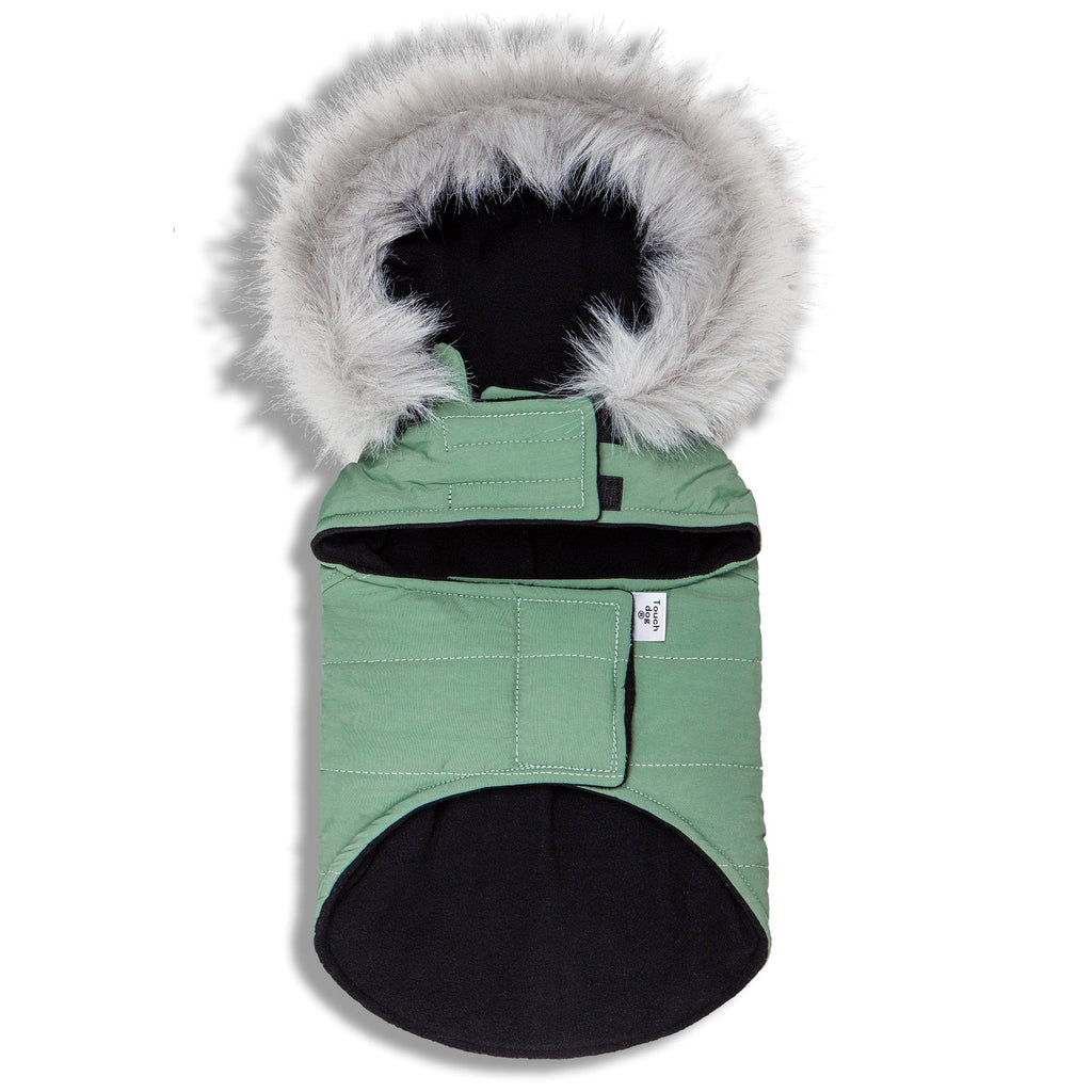 Touchdog Eskimo-Swag Duck-Down Insulated Winter Dog Coat