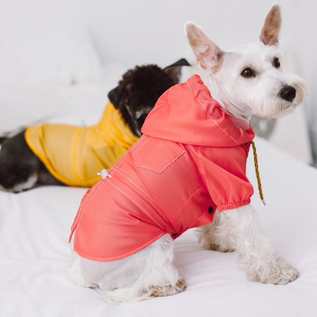 Touchdog Split-Vent Waterproof Dog Raincoat
