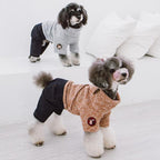 Touchdog Vogue Neck-Wrap Full Body Dog Sweater Outfit