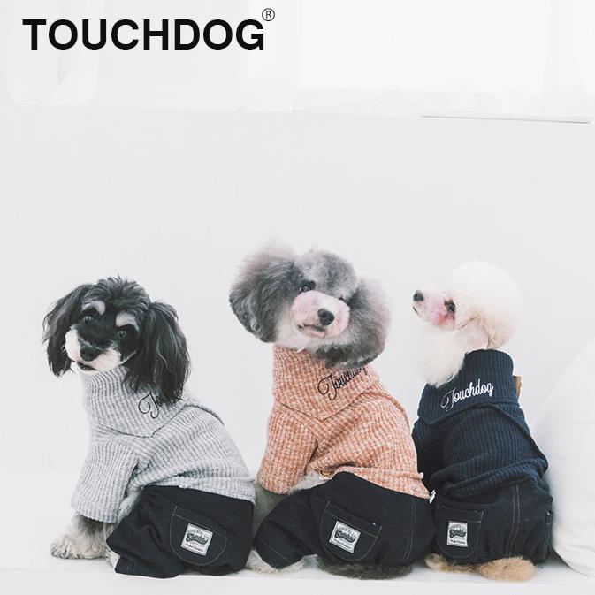 Touchdog Vogue Neck-Wrap Full Body Dog Sweater Outfit