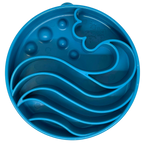 Wave eBowl Deep Slow Feeder Dog Bowl for Enrichment | Made in USA